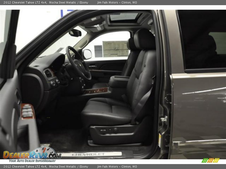 2012 Chevrolet Tahoe LTZ 4x4 Mocha Steel Metallic / Ebony Photo #12