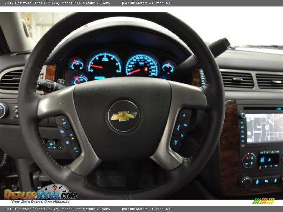 2012 Chevrolet Tahoe LTZ 4x4 Mocha Steel Metallic / Ebony Photo #17