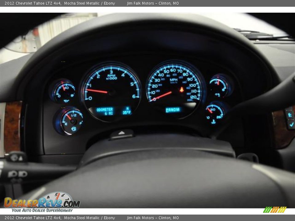 2012 Chevrolet Tahoe LTZ 4x4 Mocha Steel Metallic / Ebony Photo #18