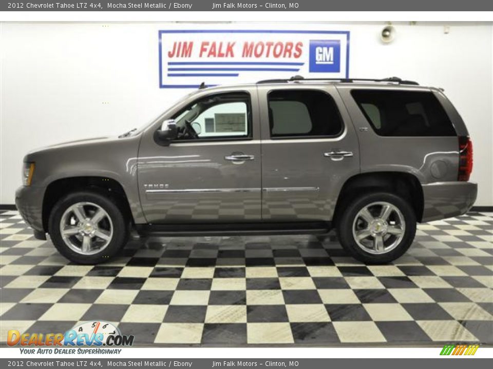 2012 Chevrolet Tahoe LTZ 4x4 Mocha Steel Metallic / Ebony Photo #28