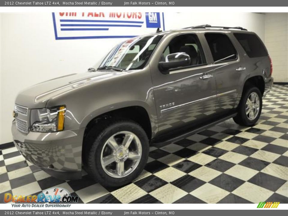 2012 Chevrolet Tahoe LTZ 4x4 Mocha Steel Metallic / Ebony Photo #29