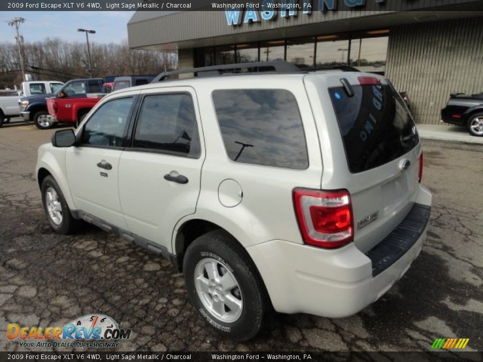 2009 Ford Escape XLT V6 4WD Light Sage Metallic / Charcoal Photo #2