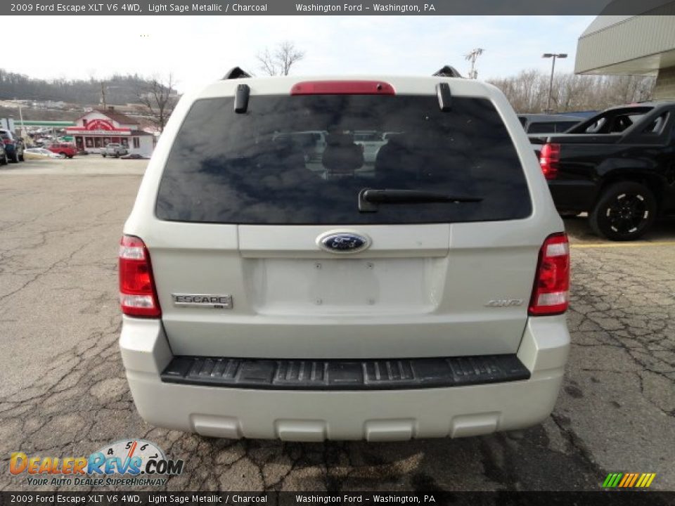 2009 Ford Escape XLT V6 4WD Light Sage Metallic / Charcoal Photo #3