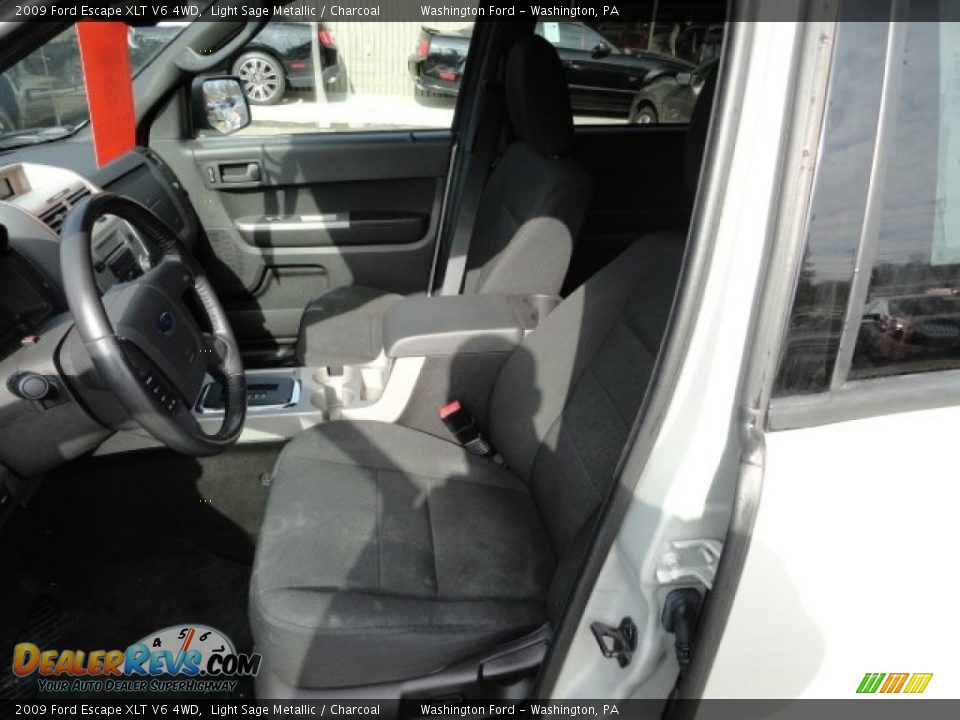 2009 Ford Escape XLT V6 4WD Light Sage Metallic / Charcoal Photo #10