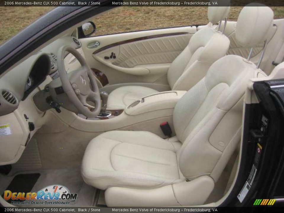 2006 Mercedes-Benz CLK 500 Cabriolet Black / Stone Photo #5