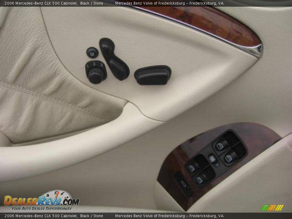2006 Mercedes-Benz CLK 500 Cabriolet Black / Stone Photo #6