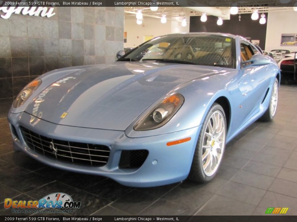 Front 3/4 View of 2009 Ferrari 599 GTB Fiorano  Photo #9