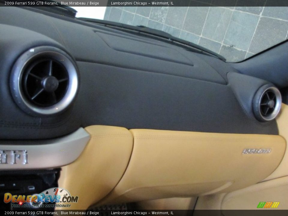 2009 Ferrari 599 GTB Fiorano Blue Mirabeau / Beige Photo #20