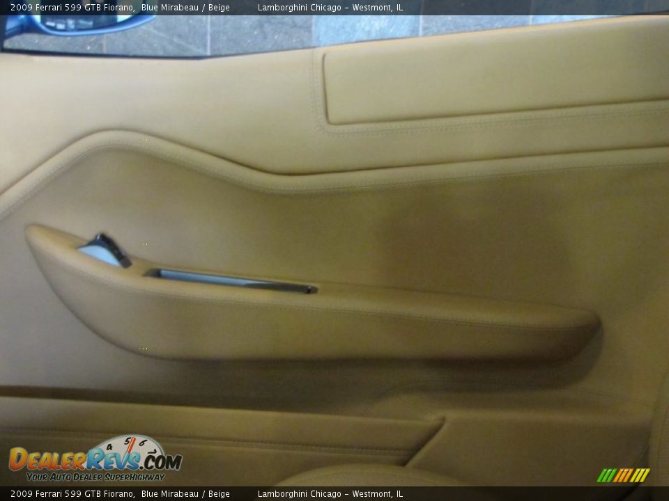 2009 Ferrari 599 GTB Fiorano Blue Mirabeau / Beige Photo #21