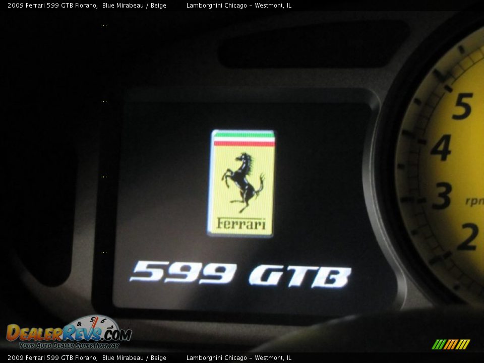 2009 Ferrari 599 GTB Fiorano  Gauges Photo #22