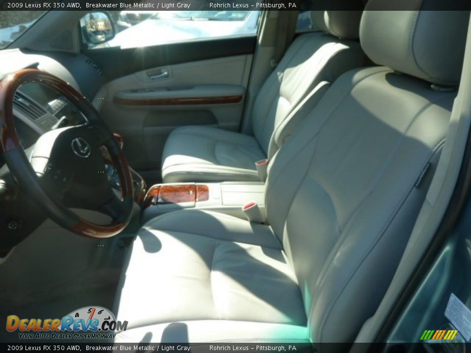 2009 Lexus RX 350 AWD Breakwater Blue Metallic / Light Gray Photo #10
