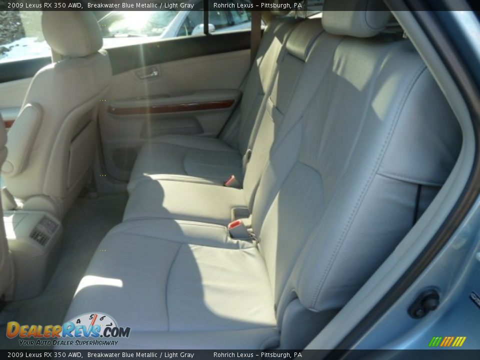 2009 Lexus RX 350 AWD Breakwater Blue Metallic / Light Gray Photo #11
