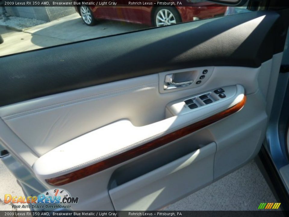 2009 Lexus RX 350 AWD Breakwater Blue Metallic / Light Gray Photo #13