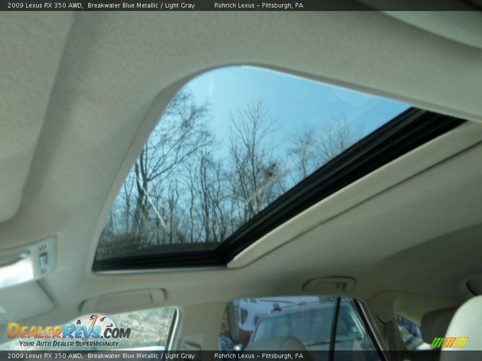 2009 Lexus RX 350 AWD Breakwater Blue Metallic / Light Gray Photo #15