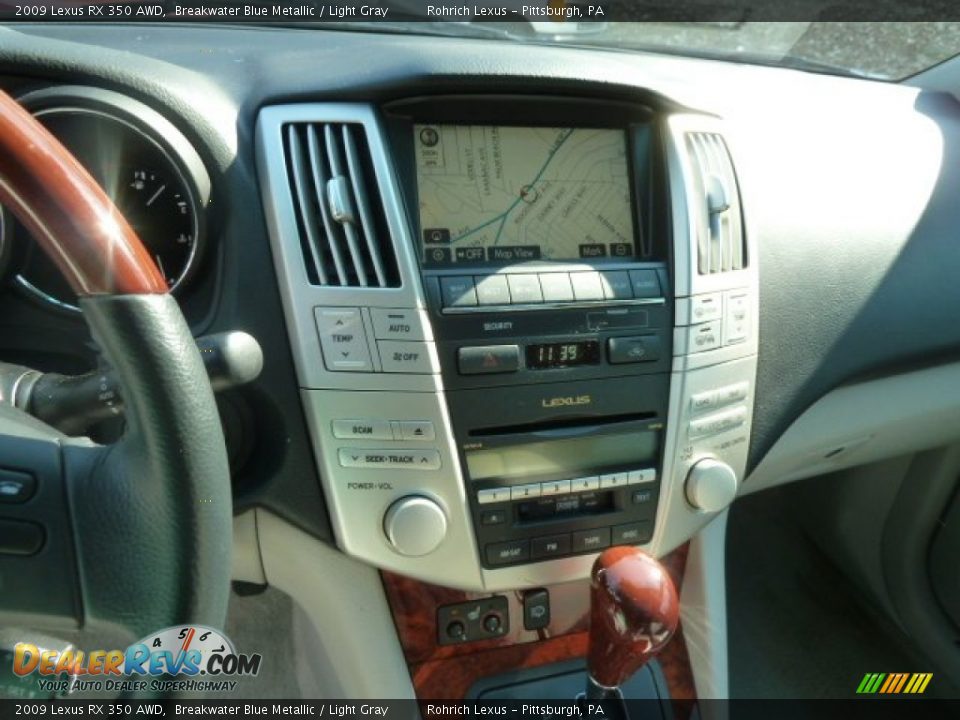 2009 Lexus RX 350 AWD Breakwater Blue Metallic / Light Gray Photo #17