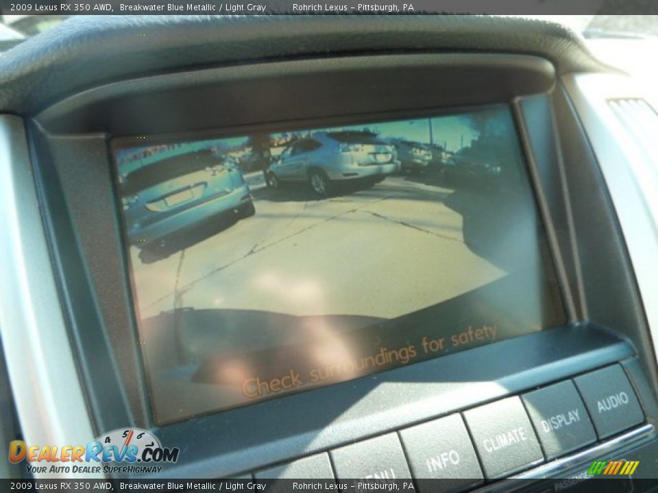 2009 Lexus RX 350 AWD Breakwater Blue Metallic / Light Gray Photo #19