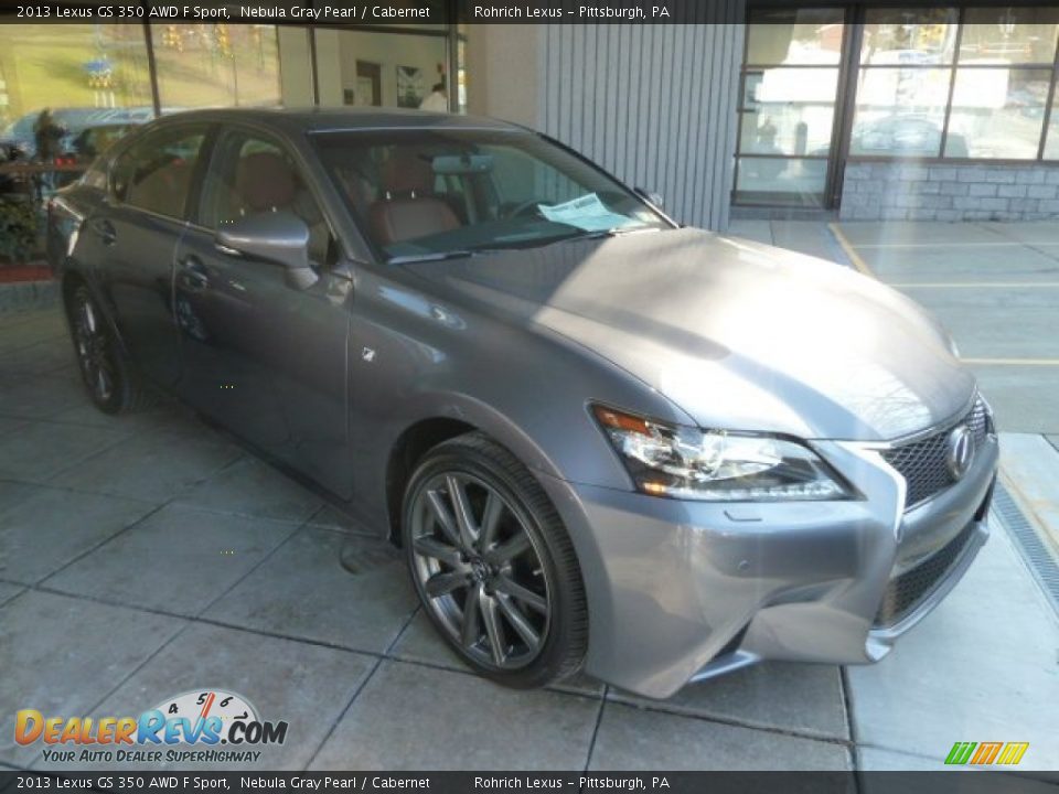 2013 Lexus GS 350 AWD F Sport Nebula Gray Pearl / Cabernet Photo #5