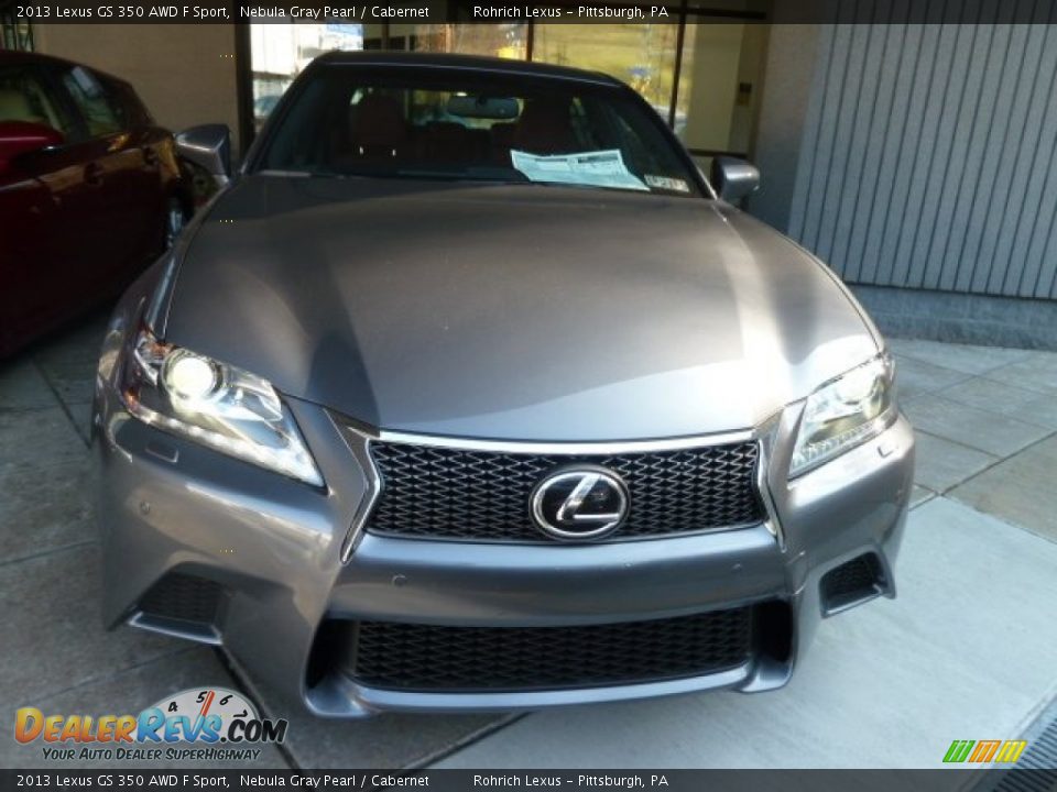 2013 Lexus GS 350 AWD F Sport Nebula Gray Pearl / Cabernet Photo #6