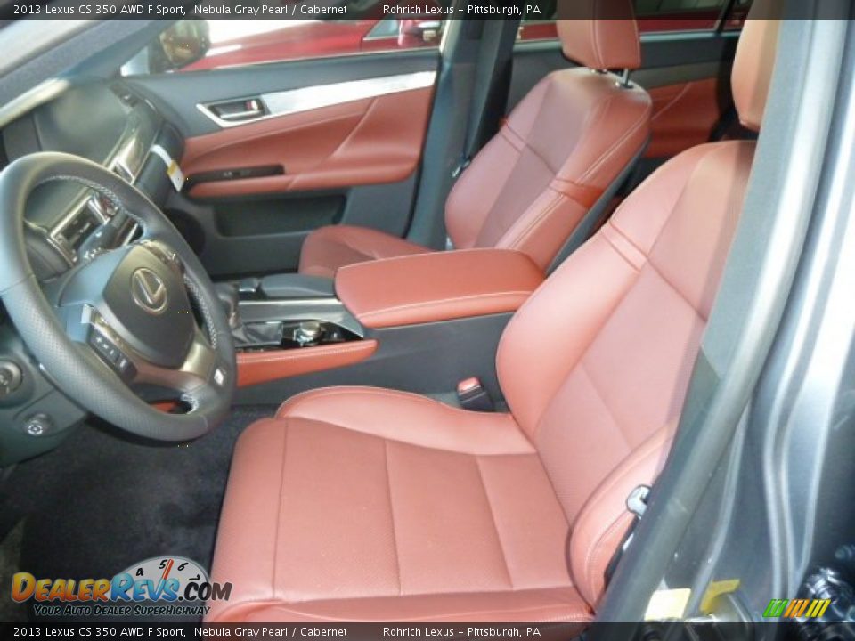 Cabernet Interior - 2013 Lexus GS 350 AWD F Sport Photo #9