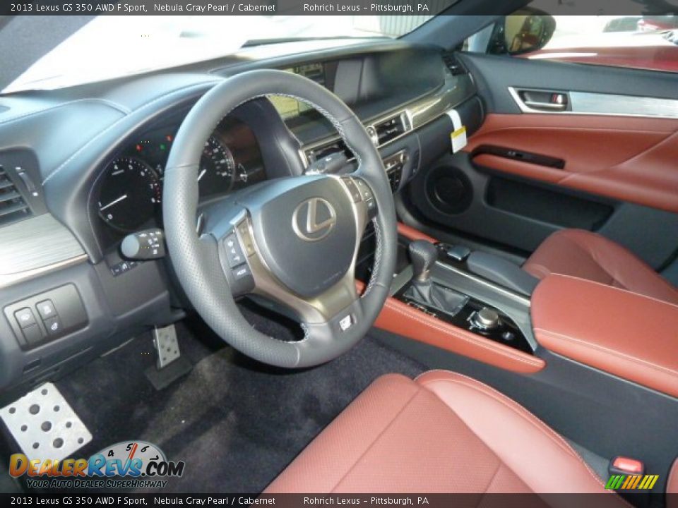 Cabernet Interior - 2013 Lexus GS 350 AWD F Sport Photo #14