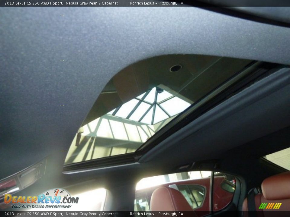2013 Lexus GS 350 AWD F Sport Nebula Gray Pearl / Cabernet Photo #15