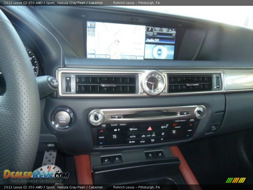 2013 Lexus GS 350 AWD F Sport Nebula Gray Pearl / Cabernet Photo #17