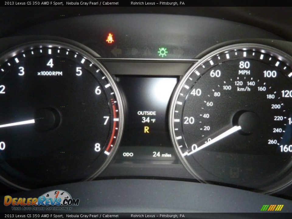 2013 Lexus GS 350 AWD F Sport Nebula Gray Pearl / Cabernet Photo #20