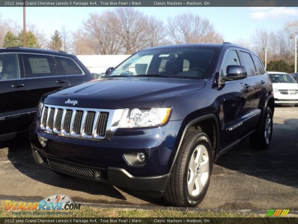 2012 Jeep Grand Cherokee Laredo X Package 4x4 True Blue Pearl / Black