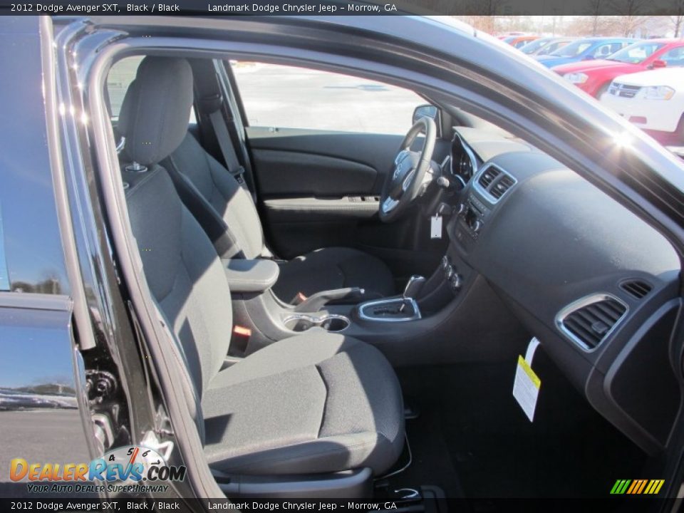 2012 Dodge Avenger SXT Black / Black Photo #8