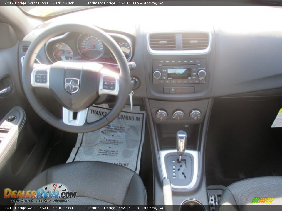 2012 Dodge Avenger SXT Black / Black Photo #9