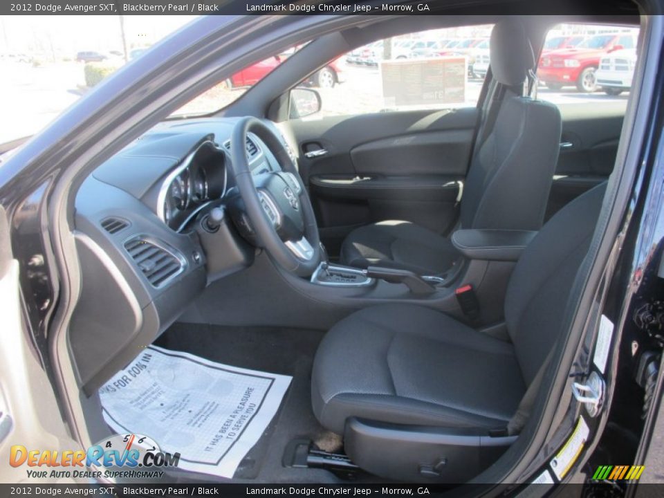 2012 Dodge Avenger SXT Blackberry Pearl / Black Photo #5