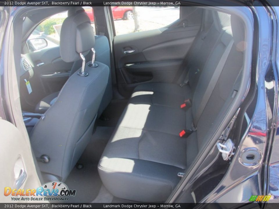 2012 Dodge Avenger SXT Blackberry Pearl / Black Photo #6