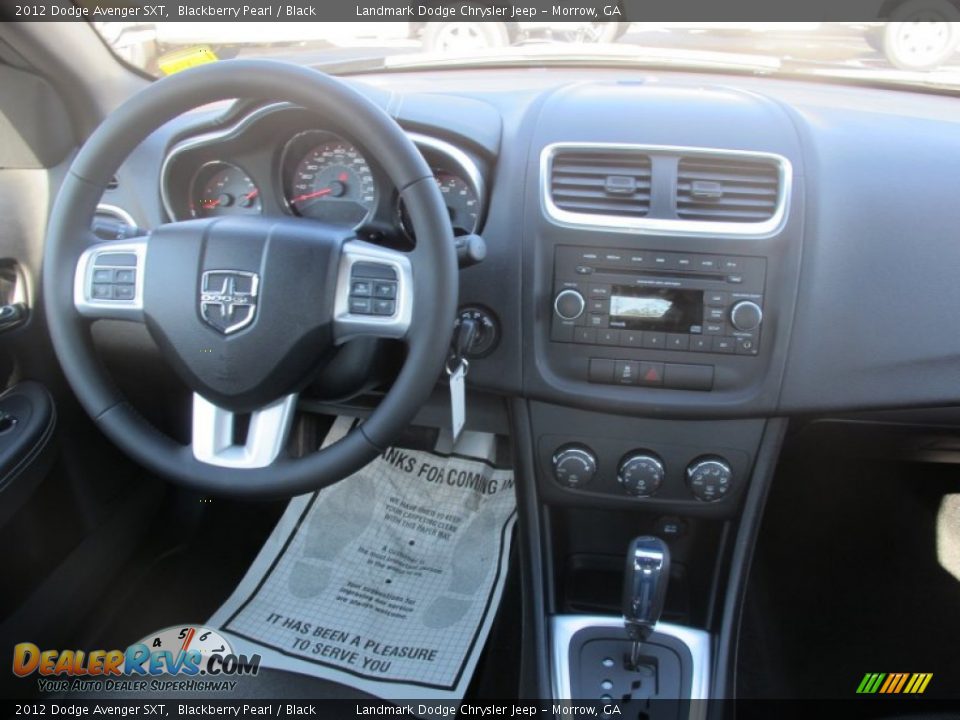 2012 Dodge Avenger SXT Blackberry Pearl / Black Photo #8