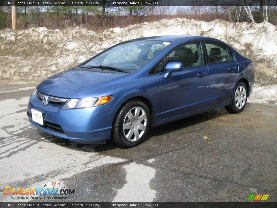 2007 Honda civic lx atomic blue #7