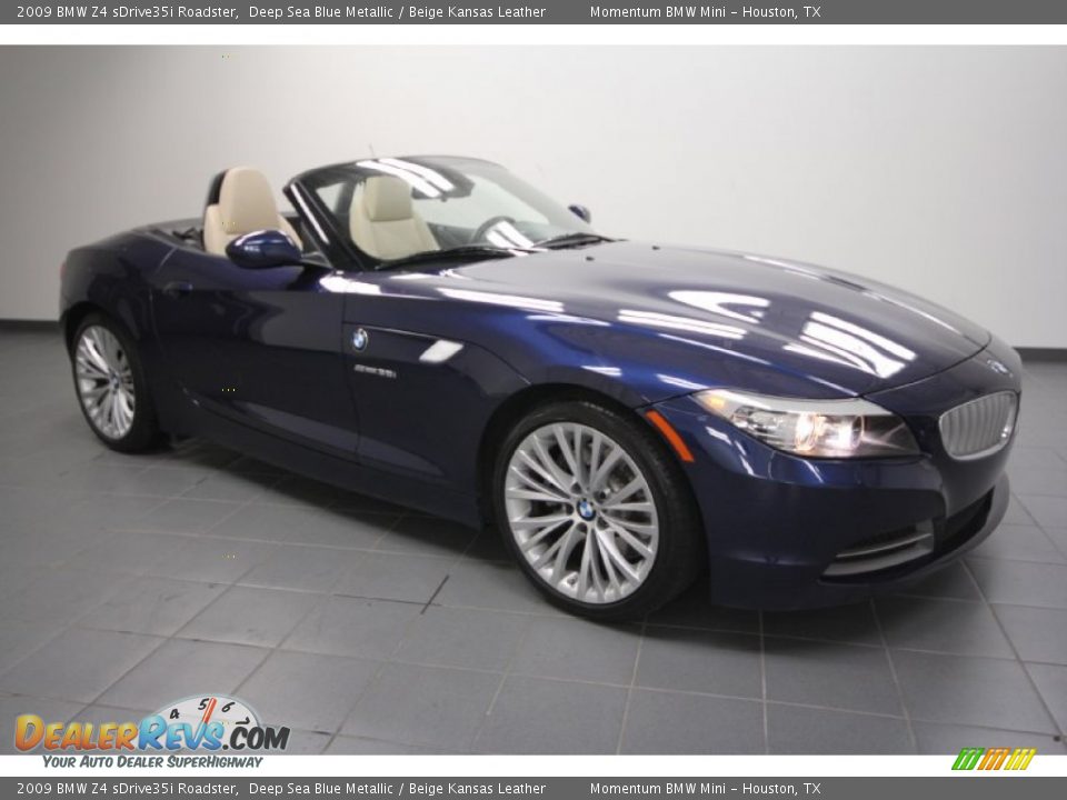 Deep Sea Blue Metallic 2009 BMW Z4 sDrive35i Roadster Photo #1