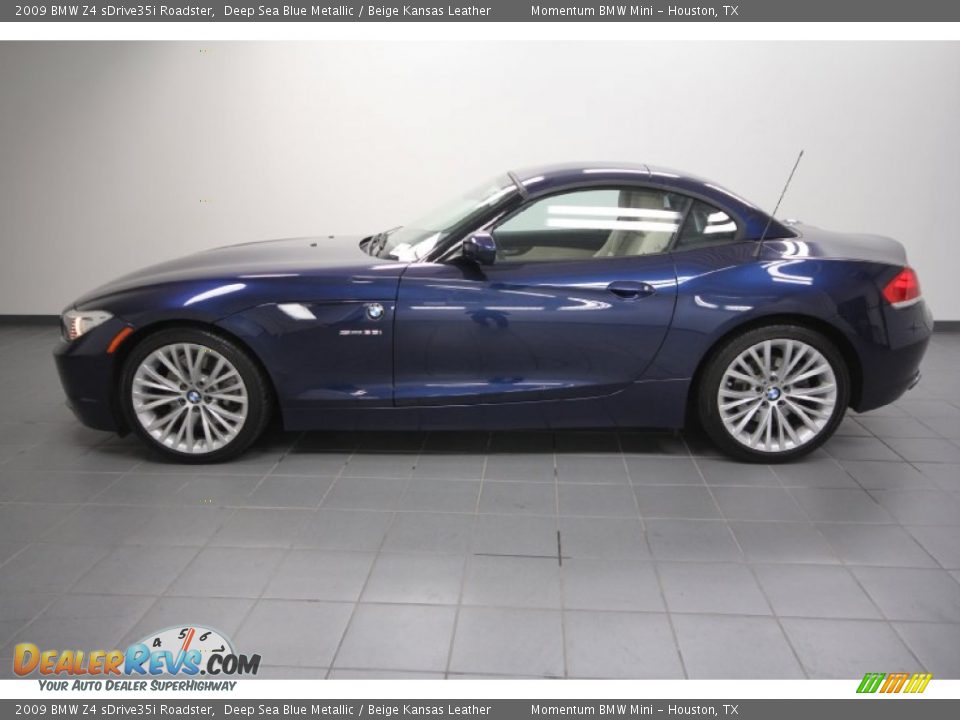 Deep Sea Blue Metallic 2009 BMW Z4 sDrive35i Roadster Photo #2
