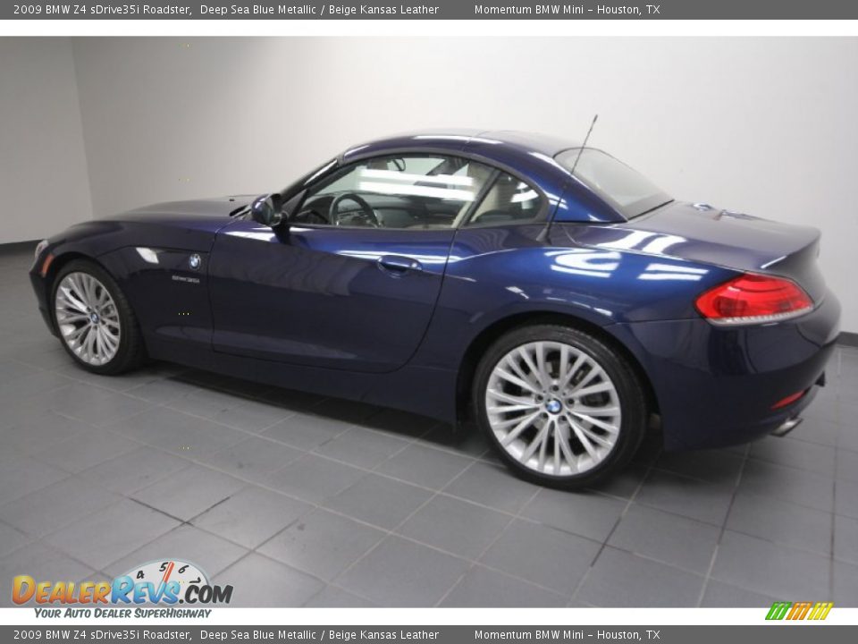 Deep Sea Blue Metallic 2009 BMW Z4 sDrive35i Roadster Photo #5