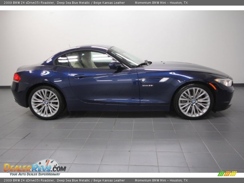 Deep Sea Blue Metallic 2009 BMW Z4 sDrive35i Roadster Photo #8