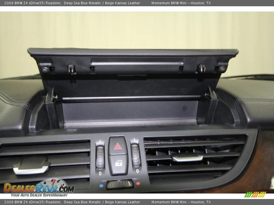 2009 BMW Z4 sDrive35i Roadster Deep Sea Blue Metallic / Beige Kansas Leather Photo #21