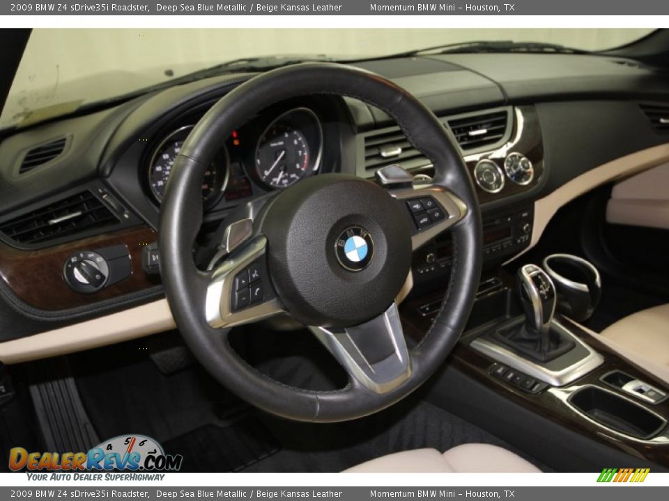 2009 BMW Z4 sDrive35i Roadster Steering Wheel Photo #31