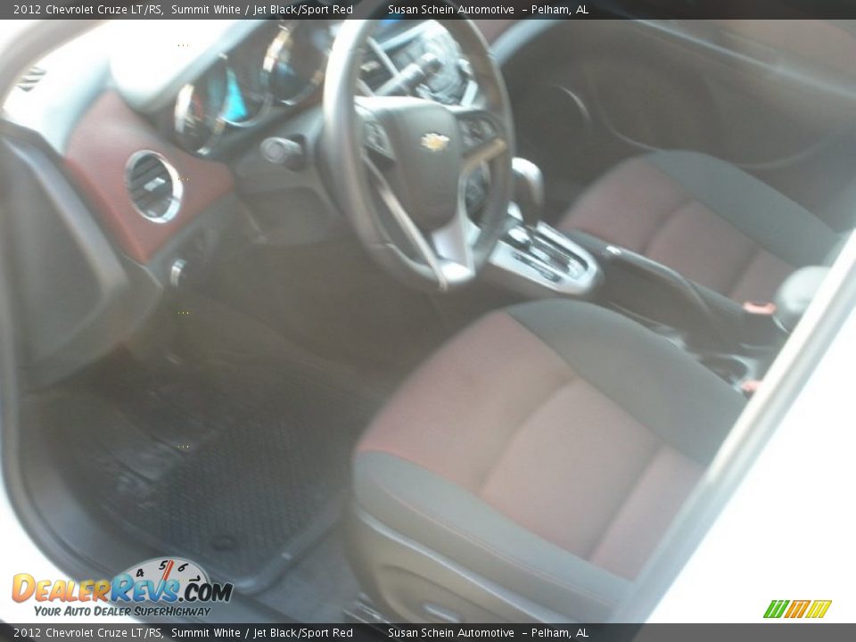 2012 Chevrolet Cruze LT/RS Summit White / Jet Black/Sport Red Photo #5