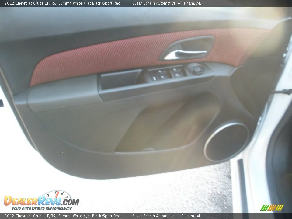 2012 Chevrolet Cruze LT/RS Summit White / Jet Black/Sport Red Photo #6