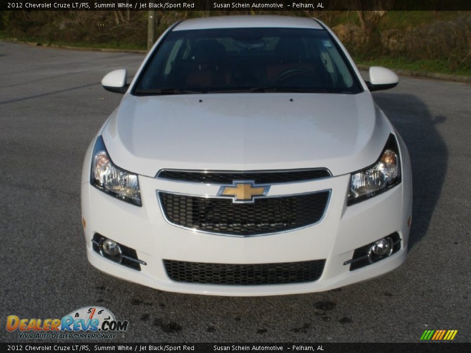 2012 Chevrolet Cruze LT/RS Summit White / Jet Black/Sport Red Photo #14