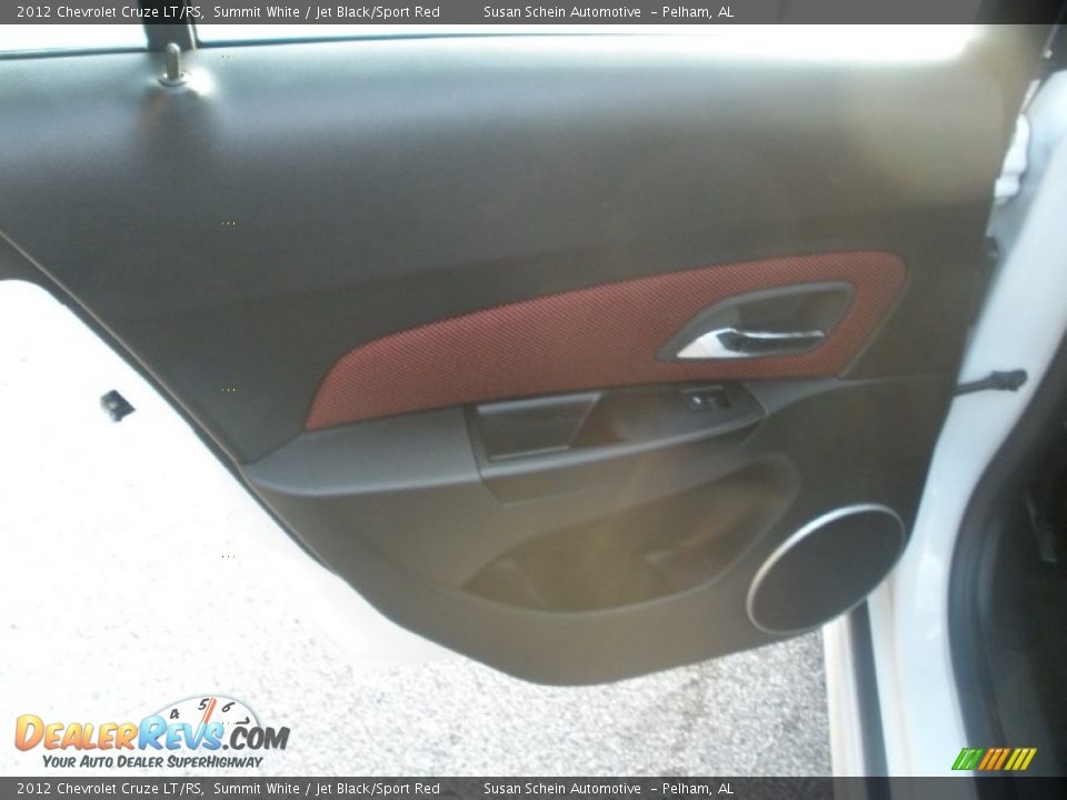 2012 Chevrolet Cruze LT/RS Summit White / Jet Black/Sport Red Photo #18