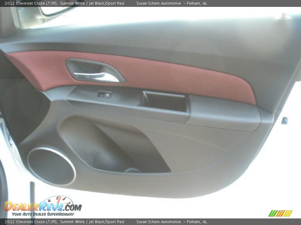 2012 Chevrolet Cruze LT/RS Summit White / Jet Black/Sport Red Photo #20
