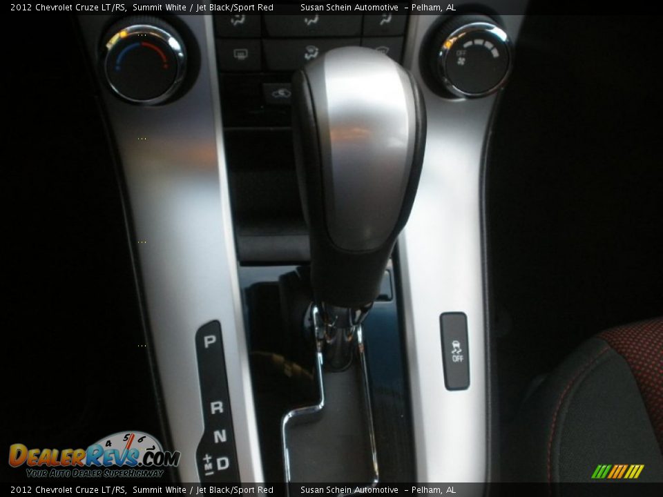 2012 Chevrolet Cruze LT/RS Summit White / Jet Black/Sport Red Photo #27