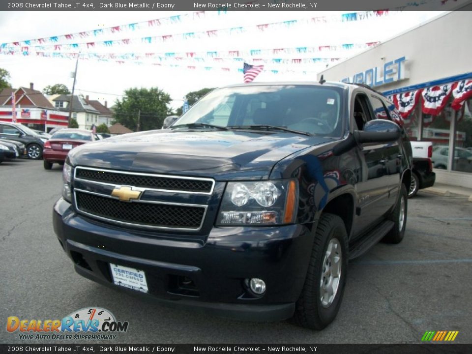 2008 Chevrolet Tahoe LT 4x4 Dark Blue Metallic / Ebony Photo #1