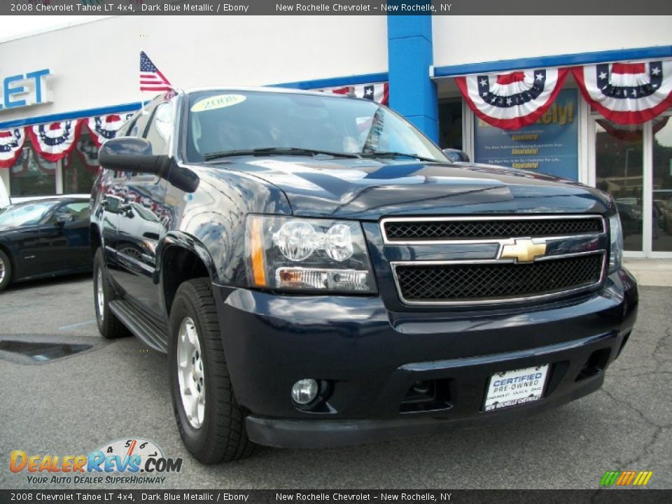 2008 Chevrolet Tahoe LT 4x4 Dark Blue Metallic / Ebony Photo #3