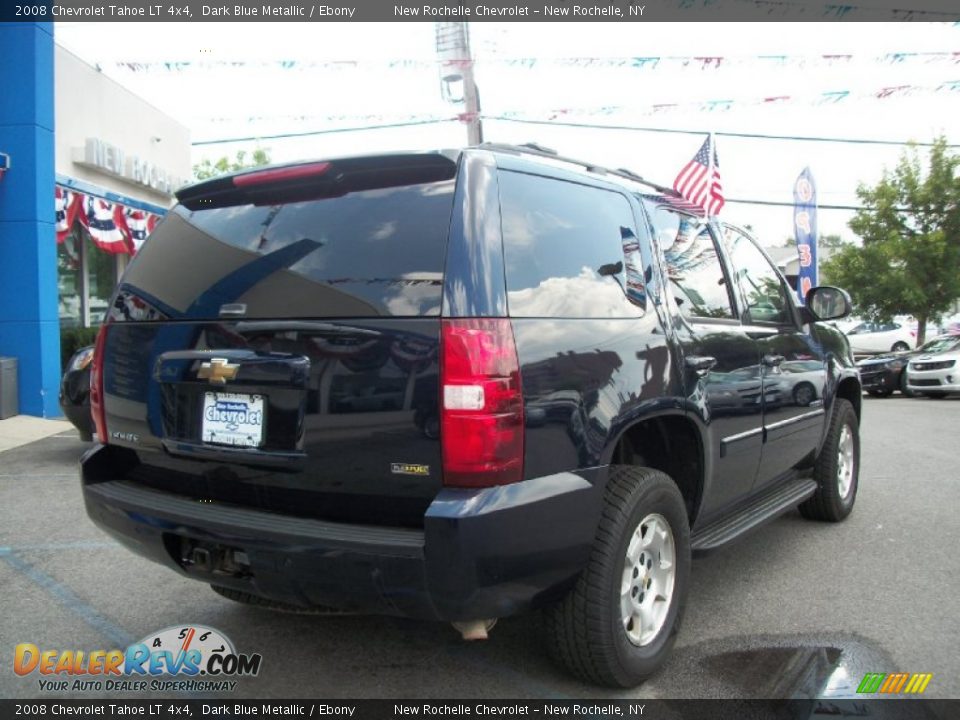 2008 Chevrolet Tahoe LT 4x4 Dark Blue Metallic / Ebony Photo #5