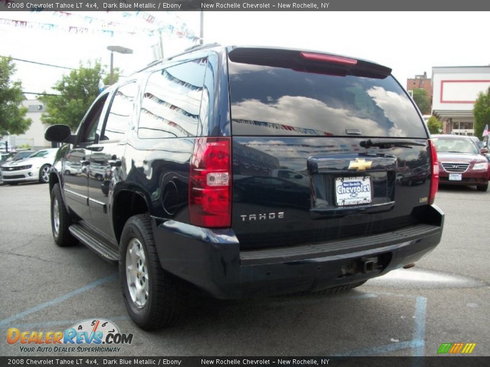 2008 Chevrolet Tahoe LT 4x4 Dark Blue Metallic / Ebony Photo #7